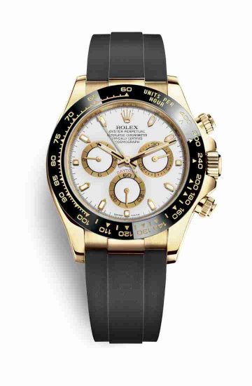 Swiss Replica Rolex Cosmograph Daytona 116518LN White Dial Watch - Click Image to Close