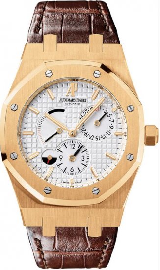 Audemars Piguet Royal Oak Dual Time Power Reserve Men's Watch - Click Image to Close