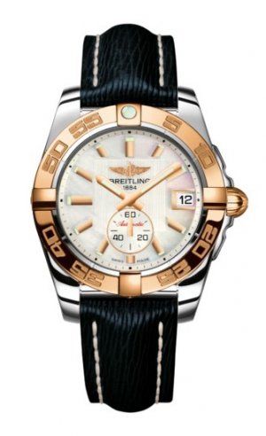 Fake Breitling Galactic 36 Automatic Steel-Rose Gold Sahara Strap C3733012/A724/213X/A16BA.1 Watch