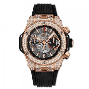 Copy Hublot Big Bang Unico King Gold Pave 42mm