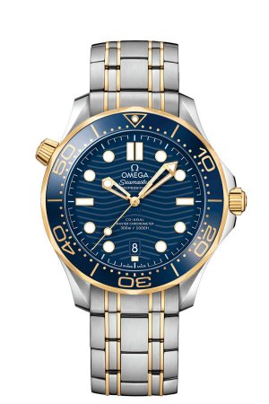 Fake OMEGA Seamaster Steel yellow gold Anti-magnetic 210.20.42.20.03.001 Watch