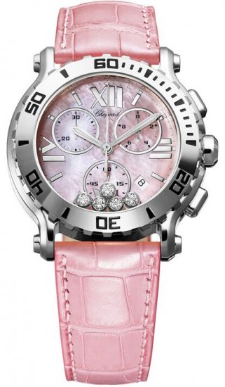 Chopard Happy Sport Chronograph Quartz 42mm Ladies Watch 288499- - Click Image to Close