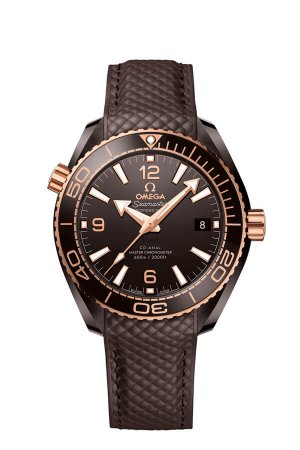 Fake OMEGA Seamaster Brown ceramic Anti-magnetic 215.62.40.20.13.001 Watch