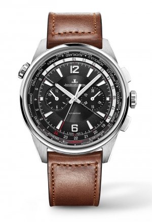 Swiss Replica Jaeger-LeCoultre 905T471 Polaris Chronograph WT Titanium/Black/Calf Watch