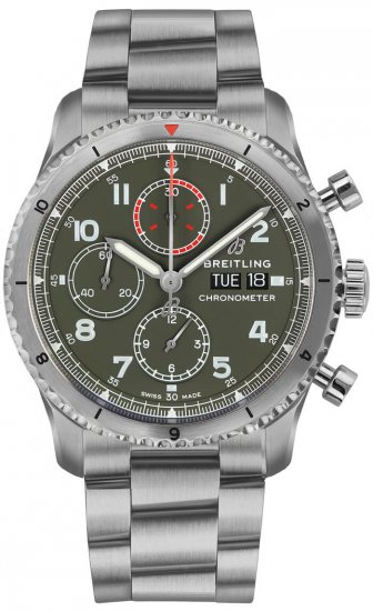 Fake Breitling Navitimer 8 Chronograph 43mm Stainless Steel A133161A1L1X2 Watch - Click Image to Close