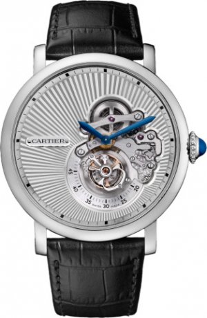 Rotonde de Cartier Flying Tourbillon reversed dial watch