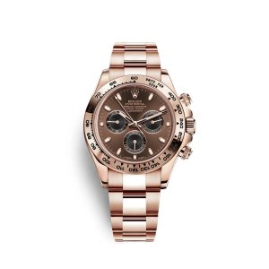 Fake Rolex Cosmograph Daytona 18 ct Everose gold M116505-0013 Chocolate, black Dial Watch