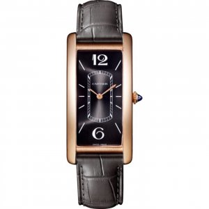 Copy Cartier Tank Cintree Mechanical with Manual Winding WGTA0025 Mens Watch