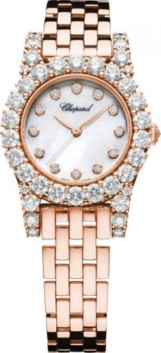 Copy Chopard L'Heure Du Diamant Mother Of Pearl Women's Watch