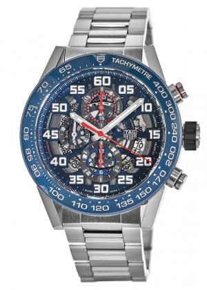 Swiss Replica Tag Heuer Carrera Skeleton Automatic Chronograph Mens Watch