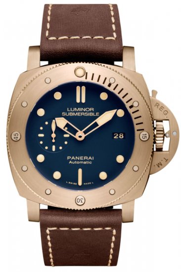 Swiss Replica Panerai Luminor Submersible 1950 3 Days Automatic Bronzo 47mm PAM00671 - Click Image to Close