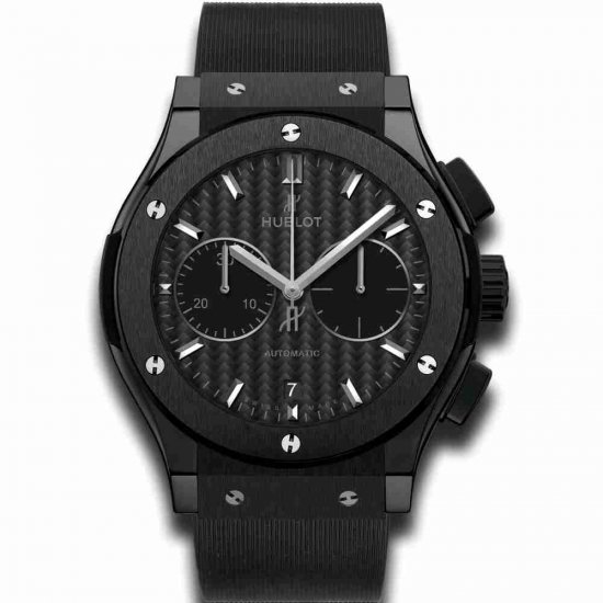 Swiss Replica Hublot Black Magic 45mm Classic Fusion Ceramic chronograph 521.CM.1771.RX - Click Image to Close