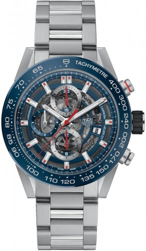 Swiss Replica Tag Heuer Carrera Skeleton Dial Automatic Mens Chronograph Watch