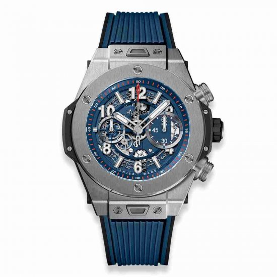 Swiss Replica Hublot Big Bang Unico Titanium Blue 45mm 411.NX.5179.RX - Click Image to Close