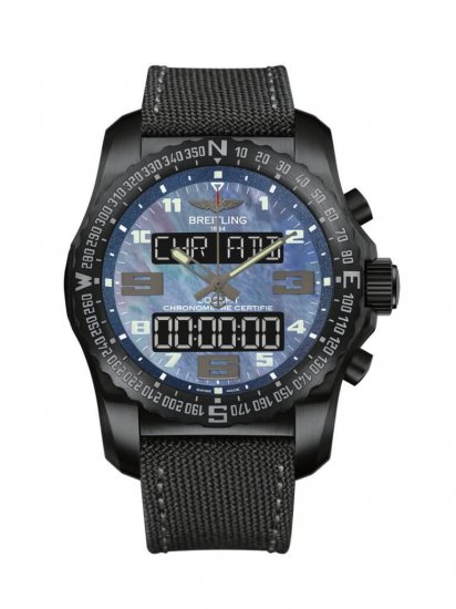 Fake Breitling Professional Cockpit B50 VB501019/C932/100W/M20BASA.1 Black Titanium Watch - Click Image to Close