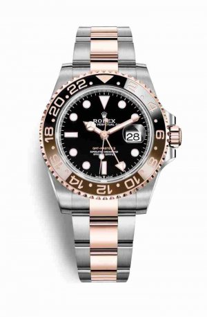 Swiss Replica Rolex GMT-Master II Everose gold