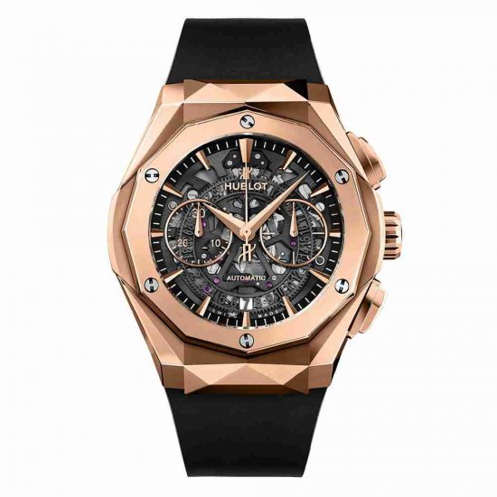 Swiss Replica Hublot Classic Fusion Aerofusion Chronograph Orlinski King Gold 45mm 525.OX.0180.RX.ORL18 - Click Image to Close