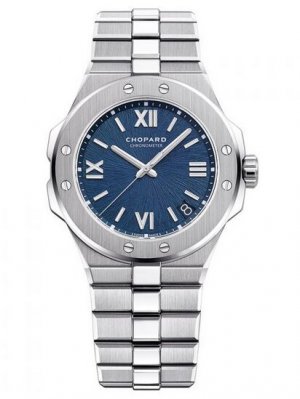 Copy Chopard Alpine Eagle 36mm Lucent Steel Blue Dial Watch