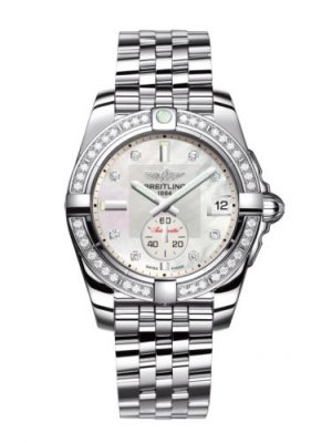 Fake Breitling Galactic 36 Automatic Chronometer Diamond Dial & Bezel A3733053/A717-376A Watch