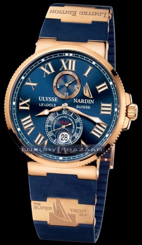 Ulysse Nardin Super Yacht Cup (RG / Blue / Rubber) 266-67-3/43YA