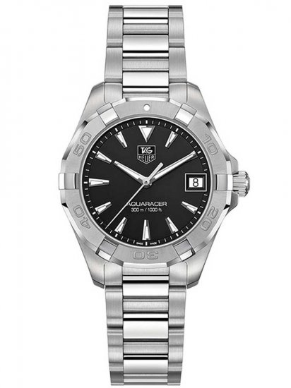 Swiss Replica Tag Heuer Aquaracer Black Dial Ladies Watch - Click Image to Close