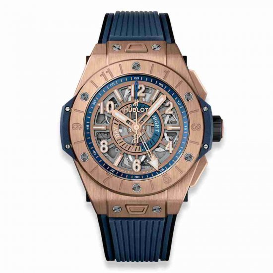 Swiss Replica Hublot Big Bang Unico GMT King Gold 45mm 471.OX.7128.RX - Click Image to Close