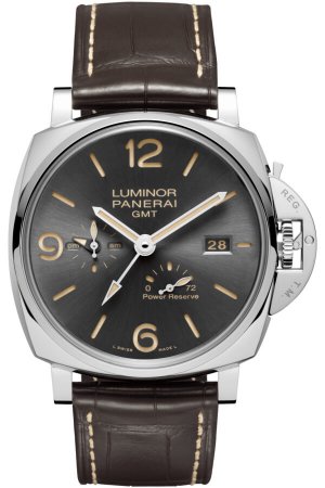 Swiss Replica Panerai Luminor Due 3 Days GMT Power Reserve Automatic Acciaio 45mm PAM00944 Watch