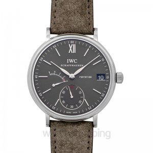 Copy IWC Portofino Hand-Wound Eight Days Manual-winding Grey Dial Men watch