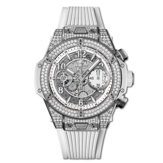 Copy Hublot Big Bang Unico Titanium White Pave 42mm - Click Image to Close