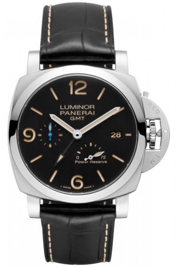 Swiss Replica Panerai Luminor 1950 3 Days GMT Power Reserve Automatic Acciaio 44mm PAM01321 Watch - Click Image to Close