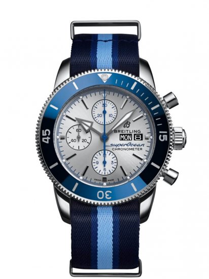 Fake Breitling Superocean Heritage Limited Edition Chronograph Automatic Silver Dial Men's Watch - Click Image to Close