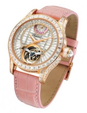 Swiss Replica Chopard Ladys Diamond Tourbillon Limited Edition 171914-5001