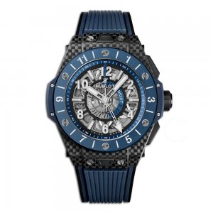 Copy Hublot Big Bang Unico Gmt Carbon Blue Ceramic