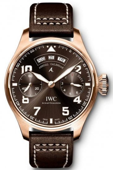 Swiss Replica IWC Big Pilots Annual Calendar Edition Antoine de Saint Exuperywatch IW502706 Watch - Click Image to Close