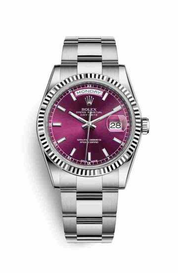 Swiss Replica Rolex Day-Date 36 118239 Cherry Dial Watch - Click Image to Close