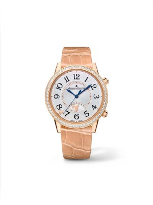 Swiss Replica Jaeger-LeCoultre 3592420 Rendez-Vous Sonatina Large Pink Gold/Diamond/Silver Watch