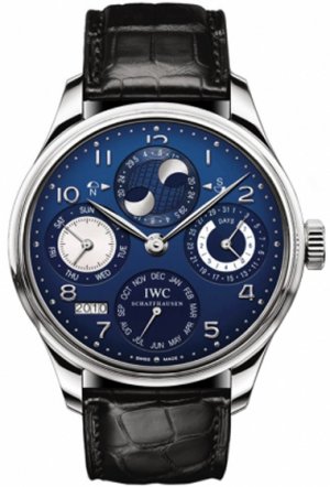 IWC Watch Portuguese Perpetual Calendar Hemisphere Moonphase IW5