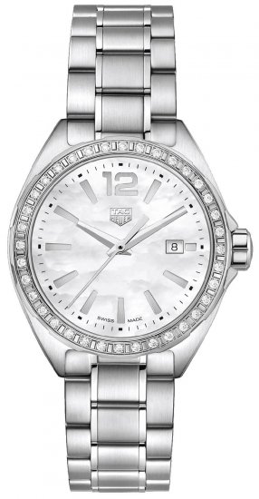 Fake TAG Heuer Formula 1 Ladies Quartz Mother Of Pearl Dial Watch - Click Image to Close