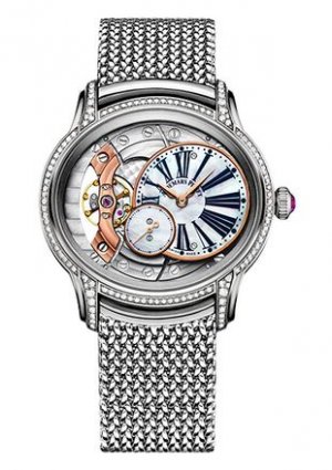 Swiss Replica Audemars Piguet Millenary Hand-Wound White Gold 77247BC.ZZ.1272BC.01