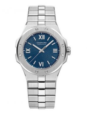 Copy Chopard Alpine Eagle 36mm Lucent Steel Blue Dial Watch