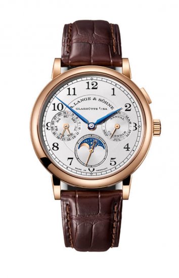 Swiss Replica A. Lange & Sohne 238.032 1815 Annual Calendar Pink Gold/Silver Watch - Click Image to Close