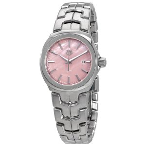 Swiss Replica Tag Heuer Link Pink Mother of Pearl Dial Ladies Watch