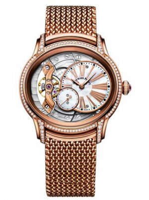 Swiss Replica Audemars Piguet Millenary Hand-Wound Rose Gold 77247OR.ZZ.1272OR.01