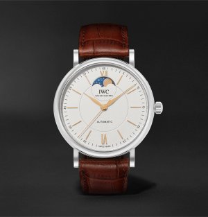 Copy IWC Portofino Automatic Moon Phase Silver Dial Men's IW459401 Watch