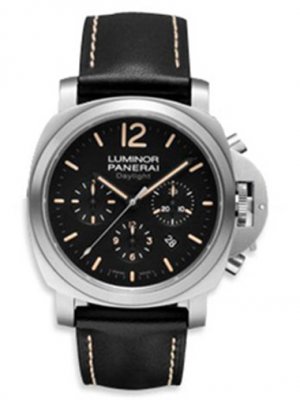 Panerai PAM 356 Luminor Chrono Daylight 44mm Black Dial