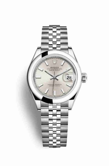 Swiss Replica Rolex Datejust 28 Oystersteel 279160 Silver Dial Watch - Click Image to Close