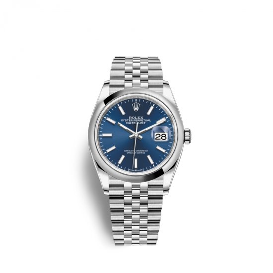 Fake Rolex Datejust 36 Oystersteel M126200-0005 Blue Dial Watch - Click Image to Close