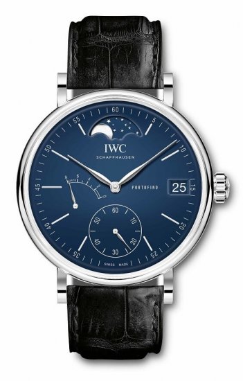 Swiss Replica IWC Portofino Hand-Wound Moon Phase Edition 150 Years IW516405 Watch - Click Image to Close