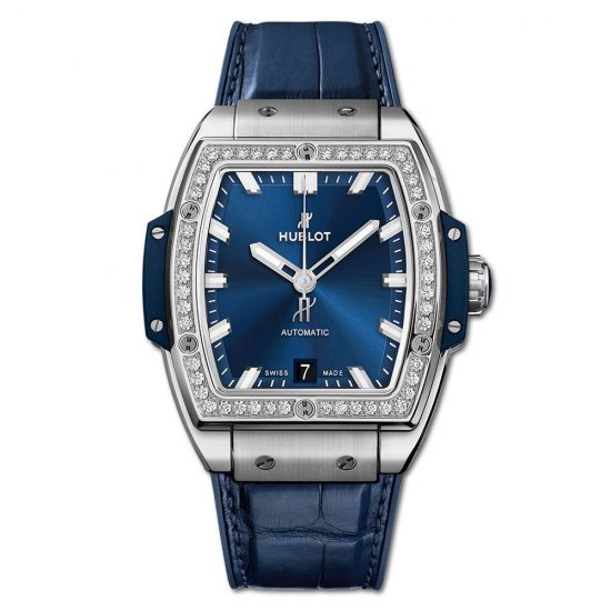 Copy Hublot Spirit Of Big Bang Titanium Blue Diamonds - Click Image to Close