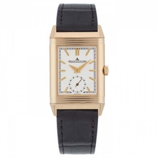 Swiss Replica Jaeger LeCoultre Reverso Tribute Duoface Mens Hand Wound Watch - Click Image to Close